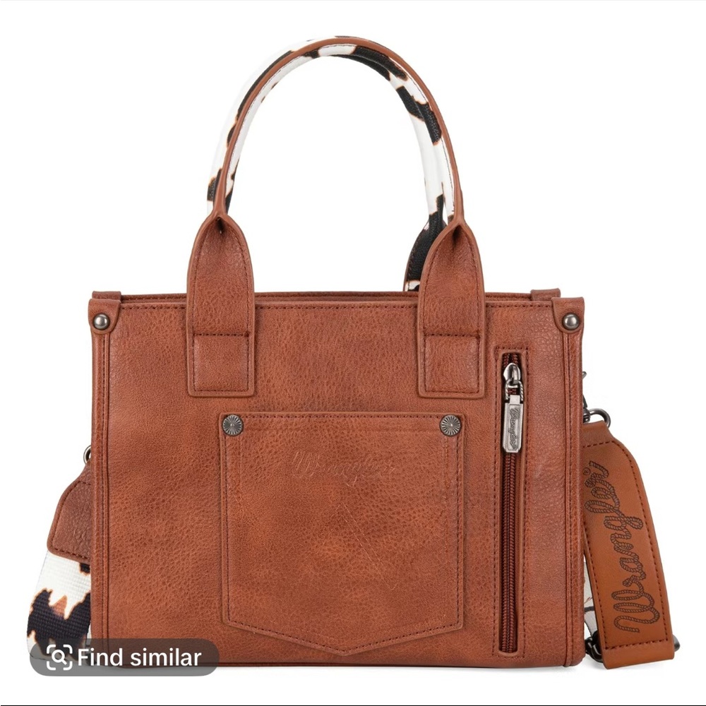 Wrangler Brown Leather Concealed Carry bag